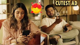 Rohit Sharma And his wife Ritika Sajdeh Latest Cutest AD  Rohit Sharma Ritika Sajdeh [upl. by Ecyla]