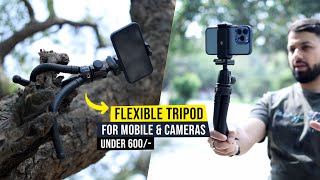 Budget Flexible GorillaPod Tripod For Mobile amp Cameras Under Rs 600 [upl. by Nylia]