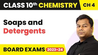 Class 10 Chemistry Chapter 4  Carbon and its Compounds  Soaps and Detergents [upl. by Auqinot]