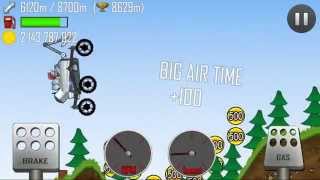 Hill Climb Racing  Forest 14597 on Moonlander [upl. by Haeckel]