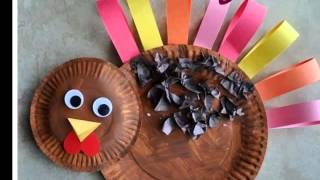 Paper Plate Turkey Craft Diy Picture Ideas  Beautiful Handmade Set Of Collection [upl. by Lexa]