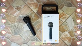 unboxing แกะกล่อง behringer xm8500 ultravoice ไมโครโฟนสำหรับผู้เริ่มต้นราคาประหยัด [upl. by Macur]