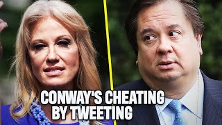 Kellyanne Conway Accuses Husband Of Cheating For Posting Mean Trump Tweets [upl. by Ahsel77]