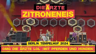 Die Ärzte  Zitroneneis 24082024 Berlin Tempelhof [upl. by Ecinnahs147]