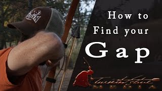 Gap Shooting with Traditional Archery  Howto find your Gap [upl. by Paynter906]