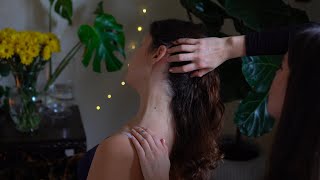 ASMR ❤️ Improved Quality ❤️ Light Touch Massage Tingly Whispers Scalp Play and MicroAttention [upl. by Nalaf]