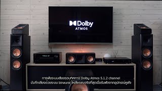 Preview ONKYO TXNR6100  Klipsch Loudspeakers system 512 channel Dolby Atmos Sound Demo  4K [upl. by Kendricks]