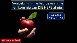 5 November 2023 1800  Prof Fika Janse van Rensburg  Jakobus 125 1218 [upl. by Jimmy464]