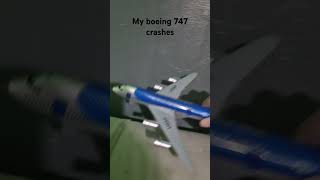 My boeing 747 crashes [upl. by Yanttirb]