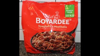 Chef Boyardee Frozen Meal Spaghetti amp Meatballs Review [upl. by Grani307]