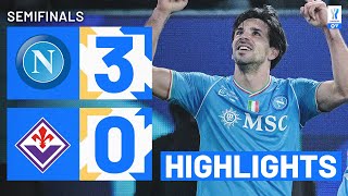 NAPOLIFIORENTINA 30  HIGHLIGHTS  Napoli are through to the final  EA SPORTS FC Supercup 202324 [upl. by Zola]