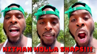 Hitman Holla PULLS UP On BYRON BLAKE  VERB REACTS‼️😱 W FOOTAGE [upl. by Bil]