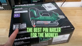 Metabo HPT Cordless Pin Nailer NP18DSAL Unboxing  Plus Metabos FREE Battery Rebate [upl. by Elime]