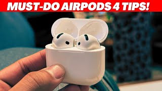 New AirPods 4 Do These Things First [upl. by Nide]