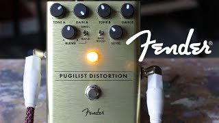 Fender Pugilist Distortion  Dual Channel with blendseries mode [upl. by Olympium]