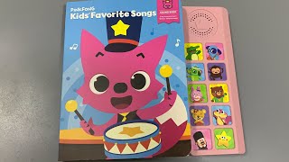 PinkFong Kids’ favorite Songs Sound book 10 Songs [upl. by Wycoff]