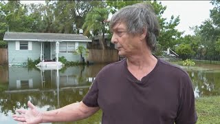 Idalia storm surge causes flooding for coastal Pinellas County residents [upl. by Ailak]