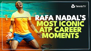 Rafael Nadals Most ICONIC ATP Career Moments 🏆 [upl. by Hillinck]