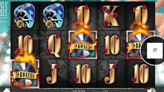 Guns n Roses unibet slots bonus game [upl. by Aihseken92]