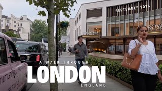 2024 Life in London A walk to Foyles bookshop and the Houses of Parliament 4K Unedited [upl. by Laeno143]