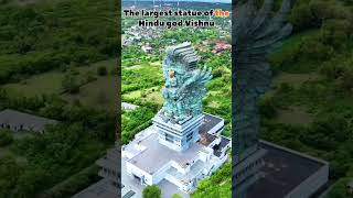 😳 The largest statue of the Hindu god Vishnu in Bali Indonesia travel travelvlog trading shorts [upl. by Ribble]