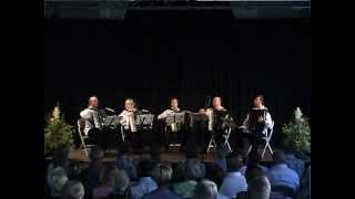 Gavotte  WA Mozart quotExcelsiorquot Baltic International Accordion Quintet [upl. by Eitten986]