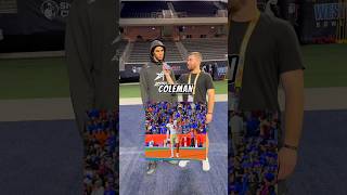 FSU WR amp NFL Draft prospect Keon Coleman talks cfb keoncoleman fsu nfl cfp collegefootball [upl. by Aisayt]