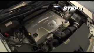 2006 2007 Cadillac CTSV 60L V8 KampN Air Intake Installation [upl. by Noivad]