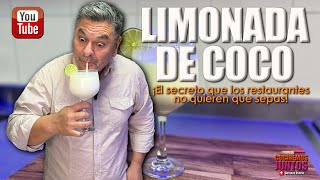 ¡Como hacer una quotLIMONADA DE COCOquot casera  Gustavo Osorio [upl. by Sorcha]