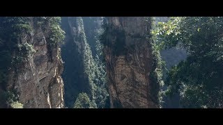 2017 China Tianzi and Tianmen Heavens Gate Glass Skywalk Glass Bridge [upl. by Siesser]