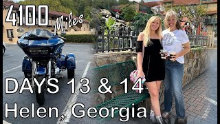 Motorcycle Ride to Helen Georgia  Our Experience Visiting this Beautiful Bavarian Alpine Village [upl. by Nylirehs]