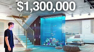 1300000 HOME AQUARIUM TOUR  Inside Dubais LUXURY House [upl. by Tad627]