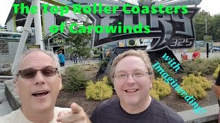 The Top Roller Coasters of Carowinds Part 2 [upl. by Oruam]