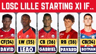 🇫🇷 LOSC LILLE STARTING XI THIS SEASON IF THEY NEVER SOLD PLAYERS 🔥 CAN BEAT MADRID EASILY [upl. by Abas]