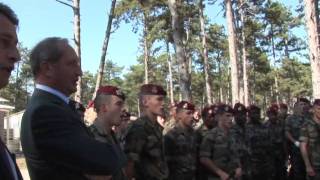 Visite de ministre de la Défense et anciens combattants à Castres [upl. by Metts]