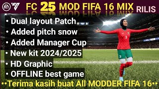 RELEASEFC25 MOD FIFA 16 BY AJIMAS MIX PARA MOD BEST ANDROID GAMES OFFLINE [upl. by Anined816]