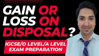 How to Prepare Disposal Account  Gain or Loss  Accounting for Depreciation  045221MJ23 [upl. by Coshow]