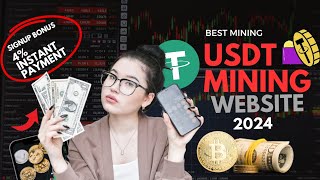 Best USDT Mining Website 2024  New USDT Earning App  New USDT Mining Site  USDT Investment Site [upl. by Oleic]