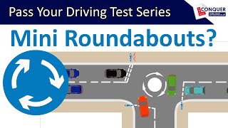 Mini Roundabouts Driving Lesson UK  Pass your Driving Test Series [upl. by Virgilio]