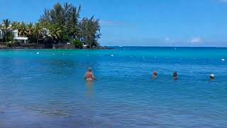 pereybere Beach in mauritius 🇲🇺 😎 [upl. by Nyladnor312]