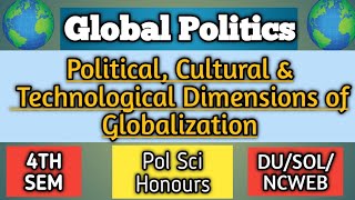 Dimensions Or Types Of Globalisation [upl. by Pinkerton]