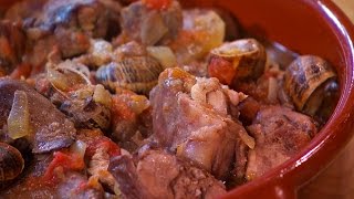 Receta de CONEJO con CARACOLES [upl. by Aneloc]