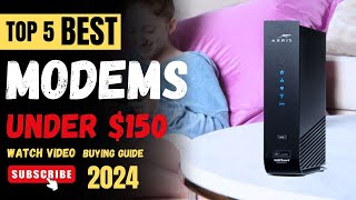 Top 5 Best Modems Of 2024  Modems Under 200  Reviews [upl. by Noiemad167]