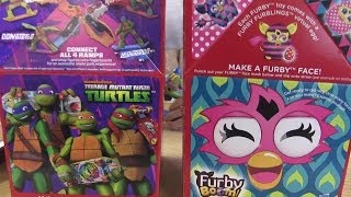 McDonalds Happy Meal Toys  Furby and Teenage Mutant Ninja Turtles [upl. by Asiluy]