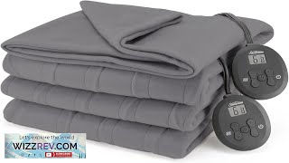 Sunbeam Royal Ultra Fleece Heated Electric Blanket King Size 90quot x 100quot Review [upl. by Codee782]