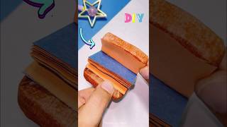 DIY Sandwich Notebook 🥪😲shorts diy youtubeshorts twintagayeshafiroz twintag [upl. by Akirehc]