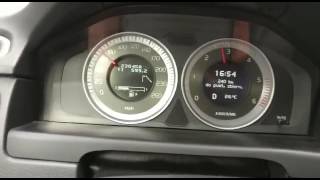 Volvo V70 P3 D3 163 BHP Acceleration 0100 Kmh [upl. by Hepza385]