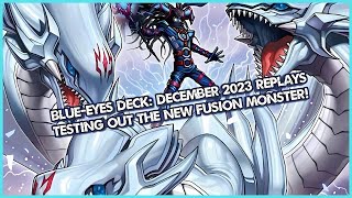 Yugioh  BlueEyes Deck New Support  Combos amp Decklist and Test Replays  December 2023 [upl. by Yeta]