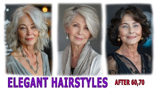 Elegant Hairstyles 2024 for Women Over 50 60Haircuts that will make you look younger [upl. by Akenit]