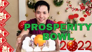 HOW TO MAKE PROSPERITY BOWL FOR NEW YEAR  PAMPA SWERTE  BAGONG TAON 2022 [upl. by Enamart225]